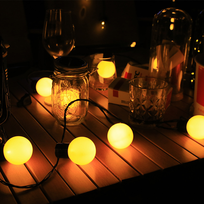 String Light Bistro - Luzes solares da corda ao ar