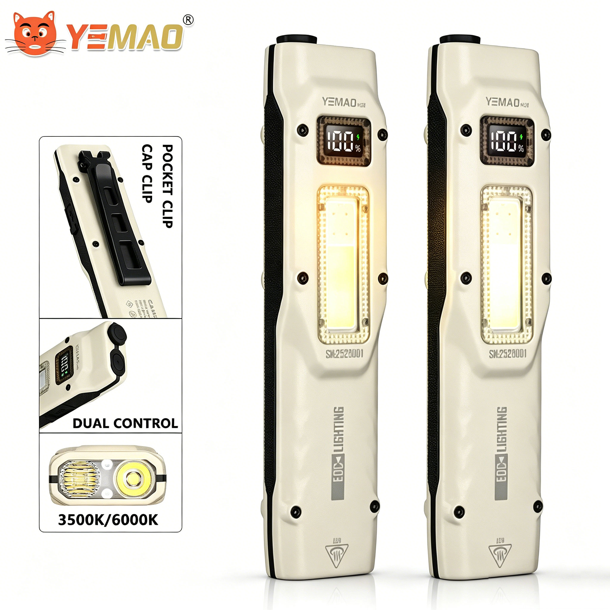 Outdoor Lighting Lowes - 880LM portátil YEMAO M28 Ultra-fino lanterna