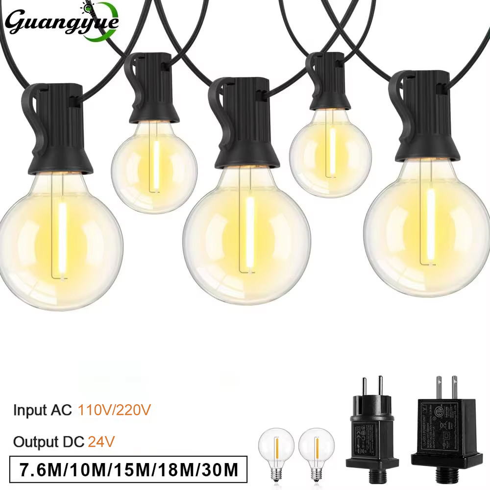 String Light Bistro - Luzes de Cordão LED G40 E12