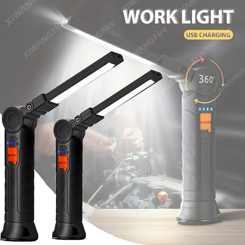 Outdoor Lighting Diy - Lanterna led recarregável, luz de trabalho