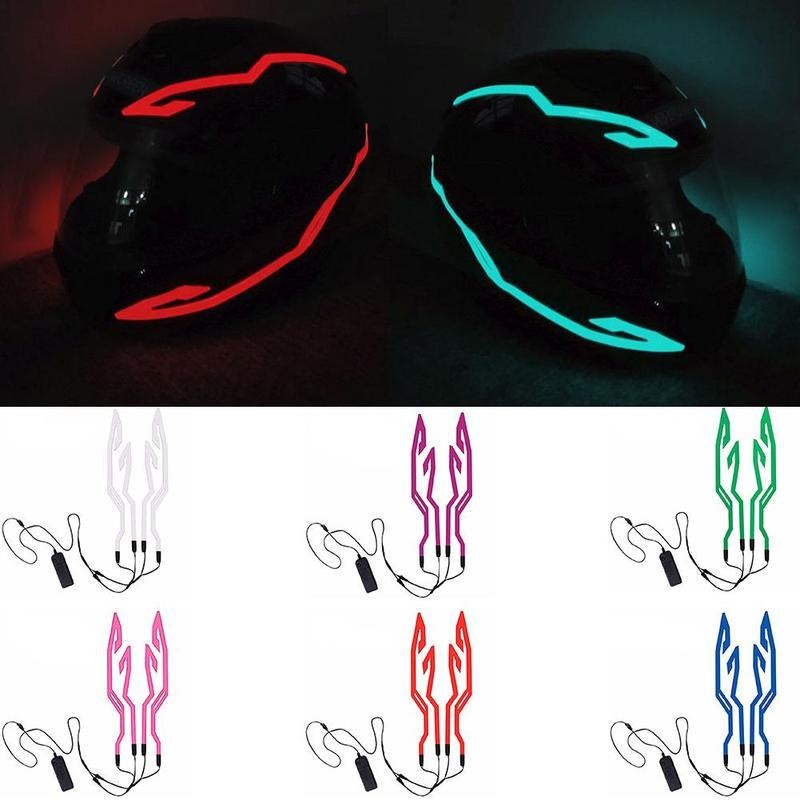 Waterproof Led Strip - Impermeável motocicleta moto capacete kit, tira