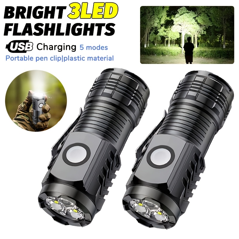 Outdoor Lighting Diy - Lanterna Portátil Mini LED de Mão