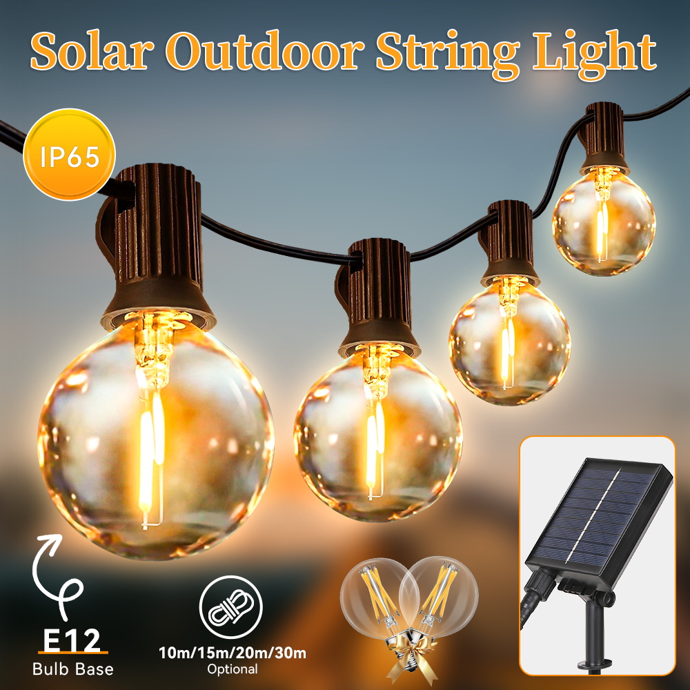 String Light Bistro - Ao ar livre led luz solar