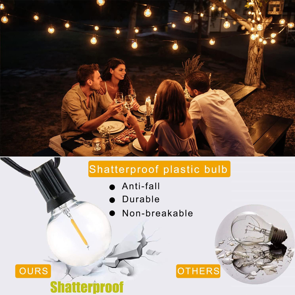Luzes de Cordão G40 para Exter - String Light Bistro avaliação e preço