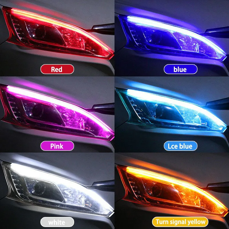 2 pçs carro drl flexível à pro - Waterproof Led Strip avaliação e preço