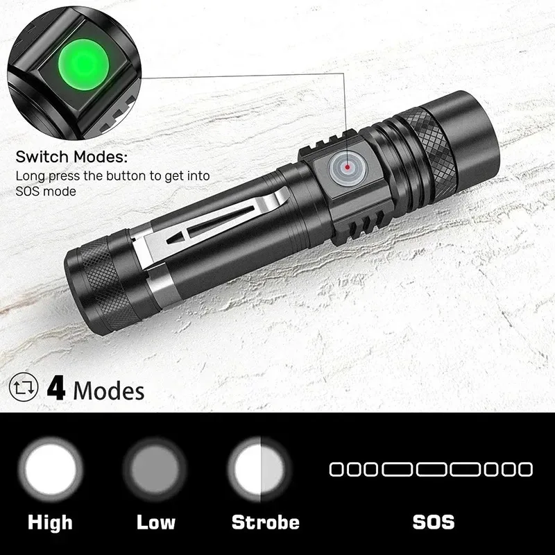 Lanterna LED T6 Recarregável,  - Outdoor Lighting Lowes avaliação e preço