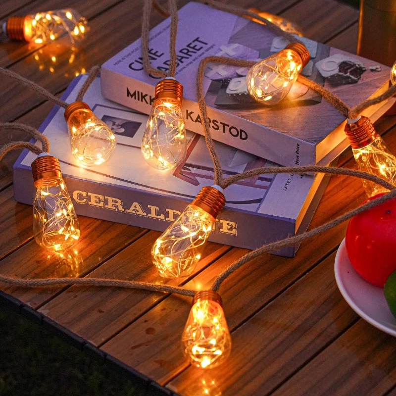 Luzes de Cordão Solares para E - String Light Bistro avaliação e preço