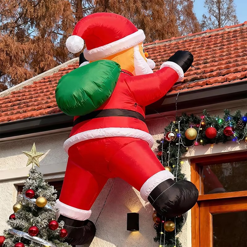 Papai Noel Inflável Suspenso c - Outdoor Lighting For Store avaliação e preço