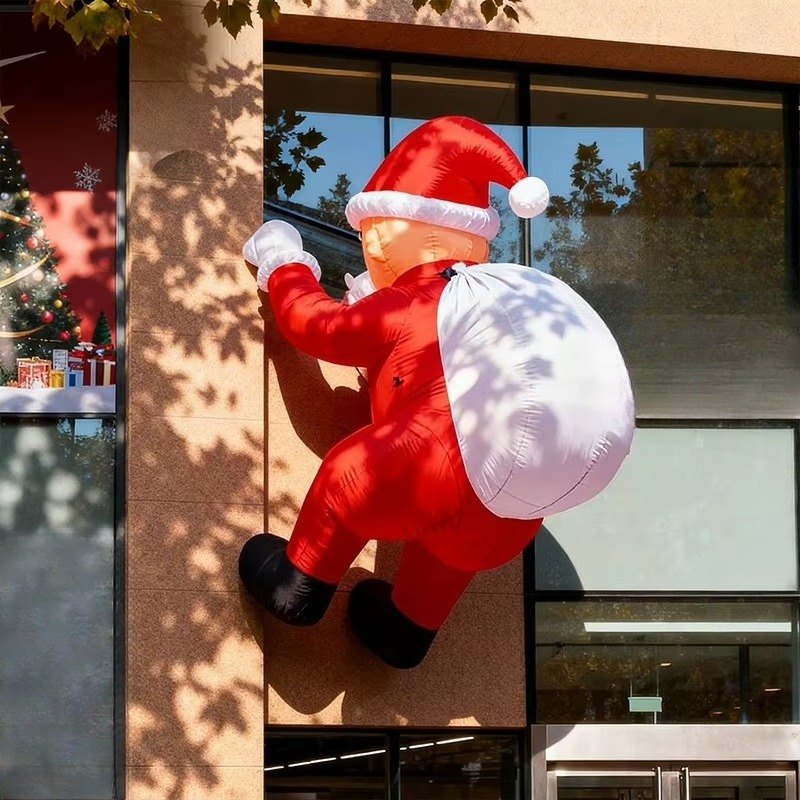 Papai Noel Inflável Suspenso c - Outdoor Lighting For Store avaliação e preço