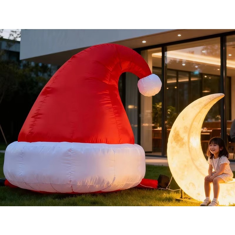 Papai Noel Inflável Suspenso c - Outdoor Lighting For Store avaliação e preço