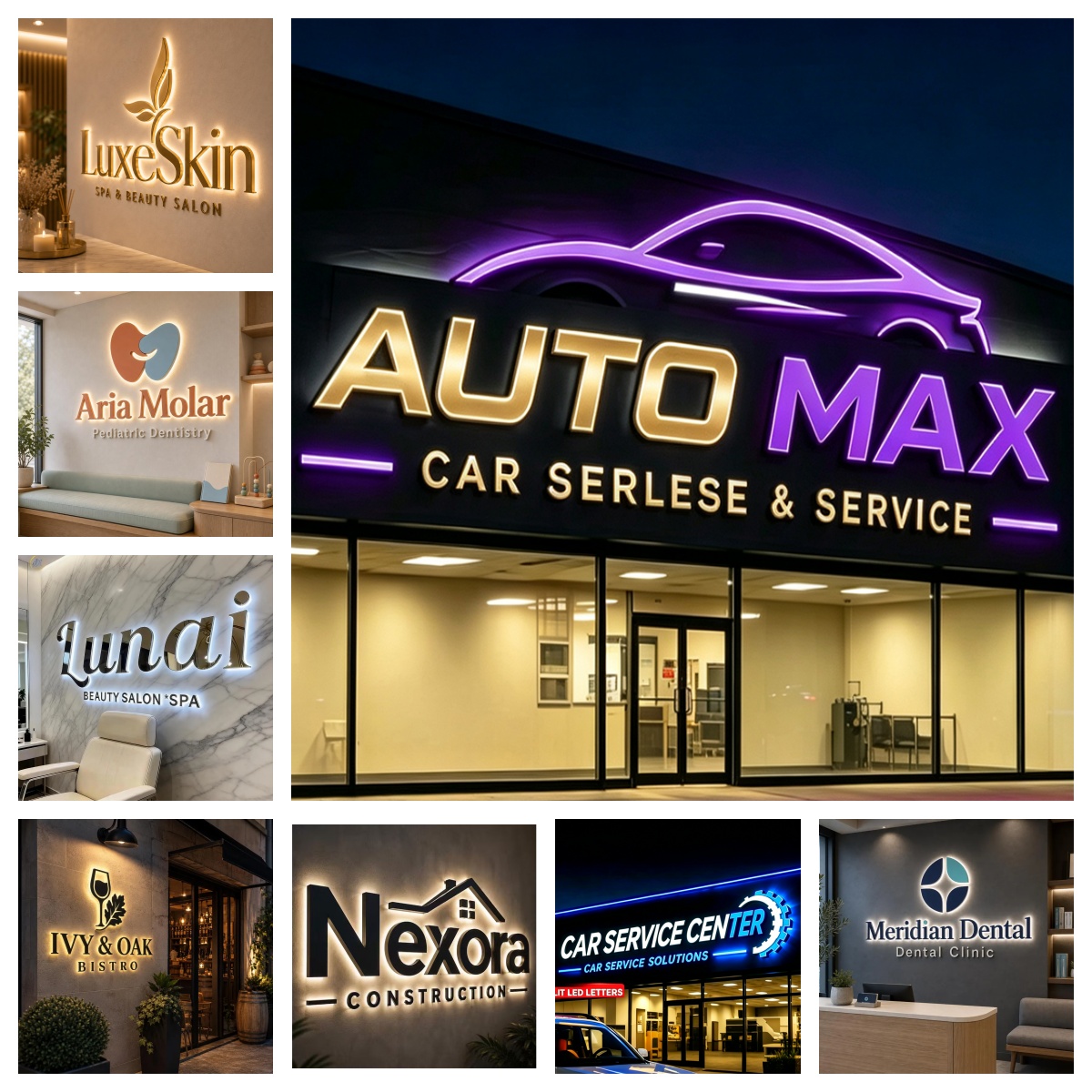 Letreiro personalizado 3D ilum - Outdoor Lighting For Store avaliação e preço