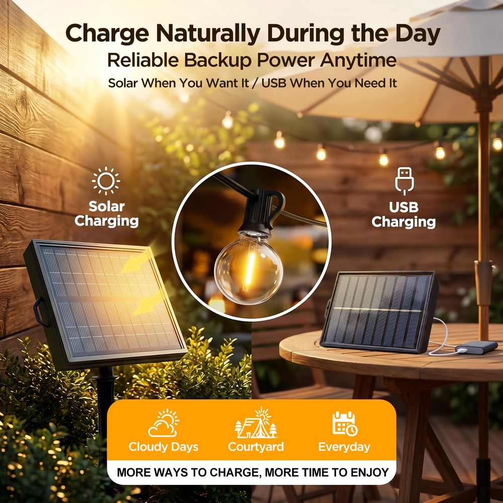 Luzes de Corda 100T para Exter - String Light Bistro avaliação e preço