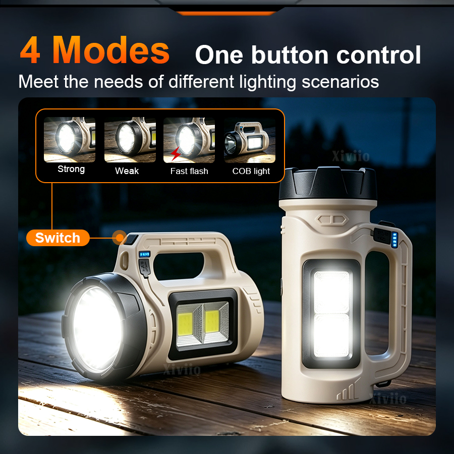 Multicena portátil led tocha s - Outdoor Lighting Diy avaliação e preço