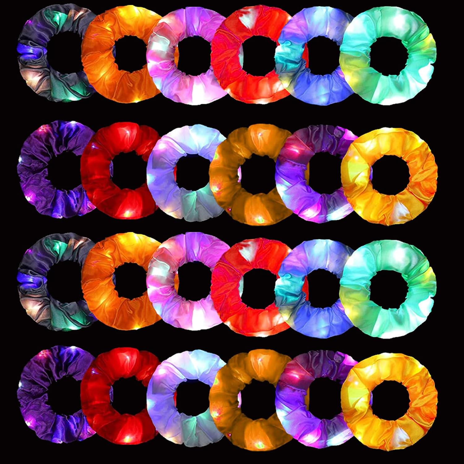 6 peças de Scrunchies LED, Fai - Outdoor Lighting Ideas For Party avaliação e preço