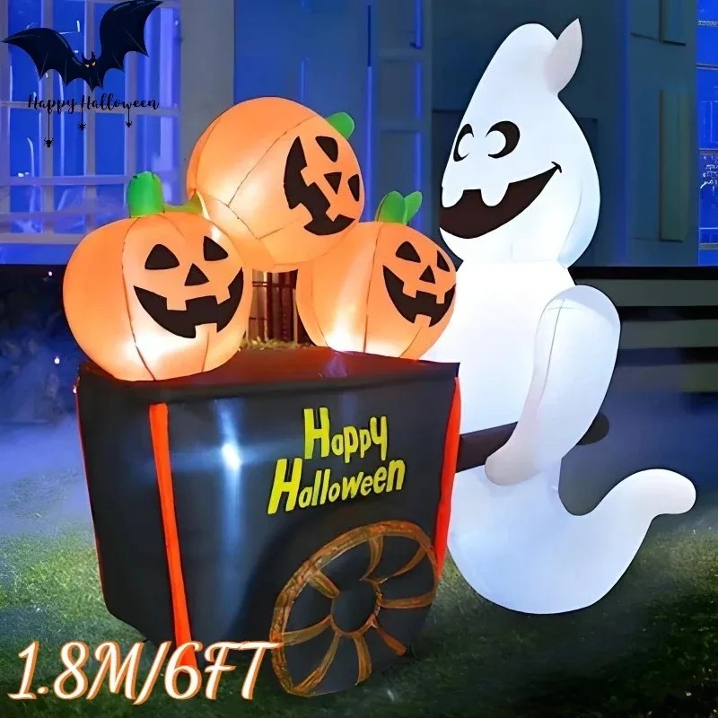 6ft halloween decorações de fé - Outdoor Lighting Ideas For Party avaliação e preço