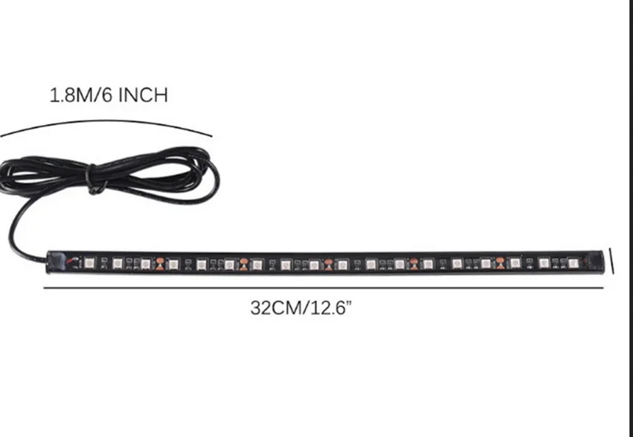 2 pçs 30cm 12v led luz de tira - Waterproof Led Strip avaliação e preço