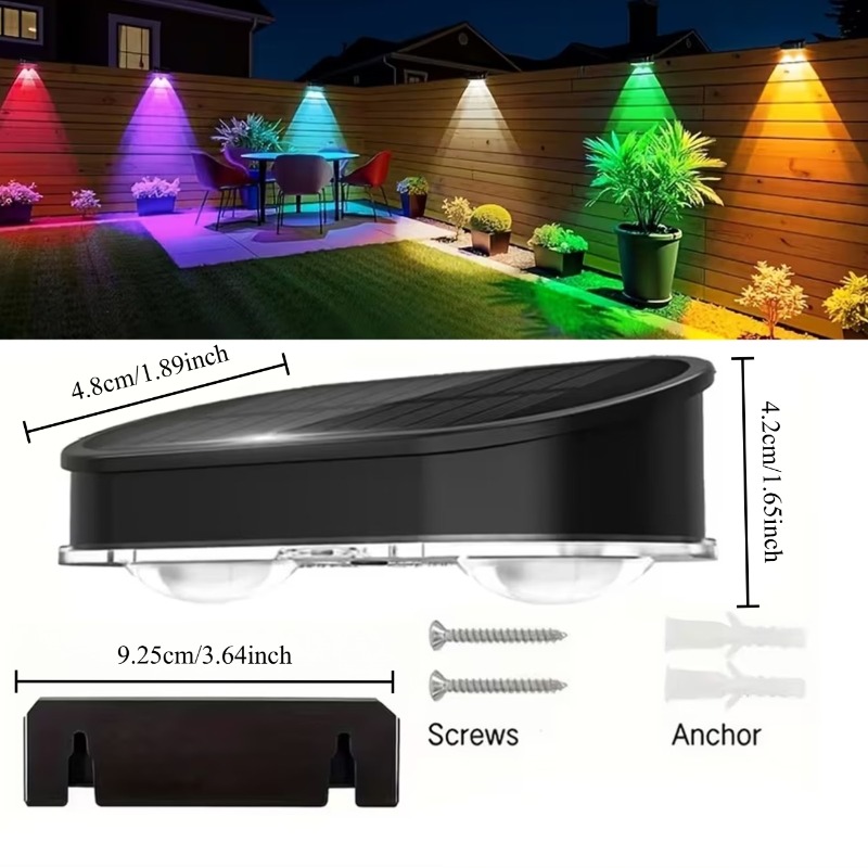 Luz Solar RGB para Cerca IP44, - Outdoor Lighting Linear avaliação e preço