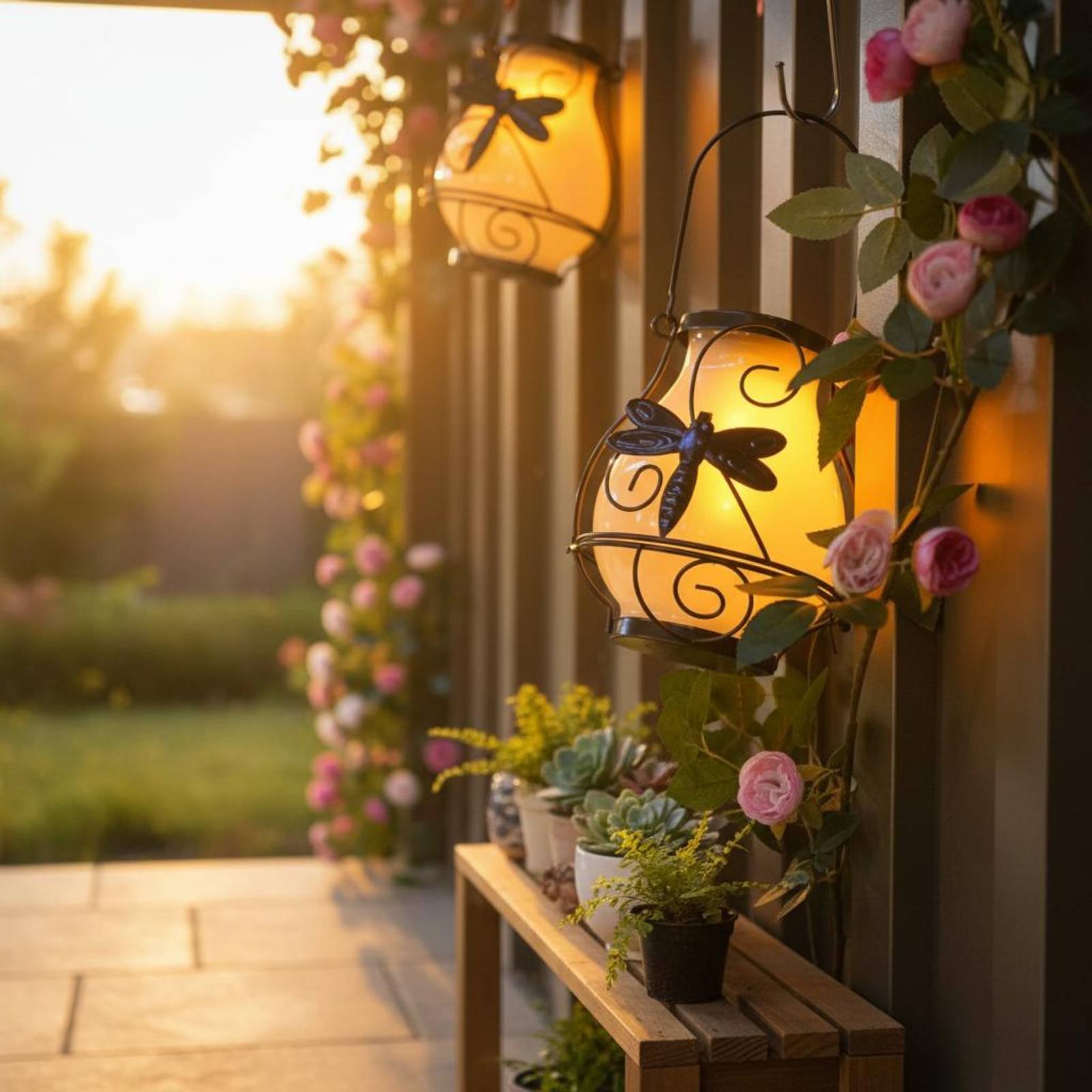Lanterna Solar em Forma de Bor - Outdoor Lighting Decoration avaliação e preço