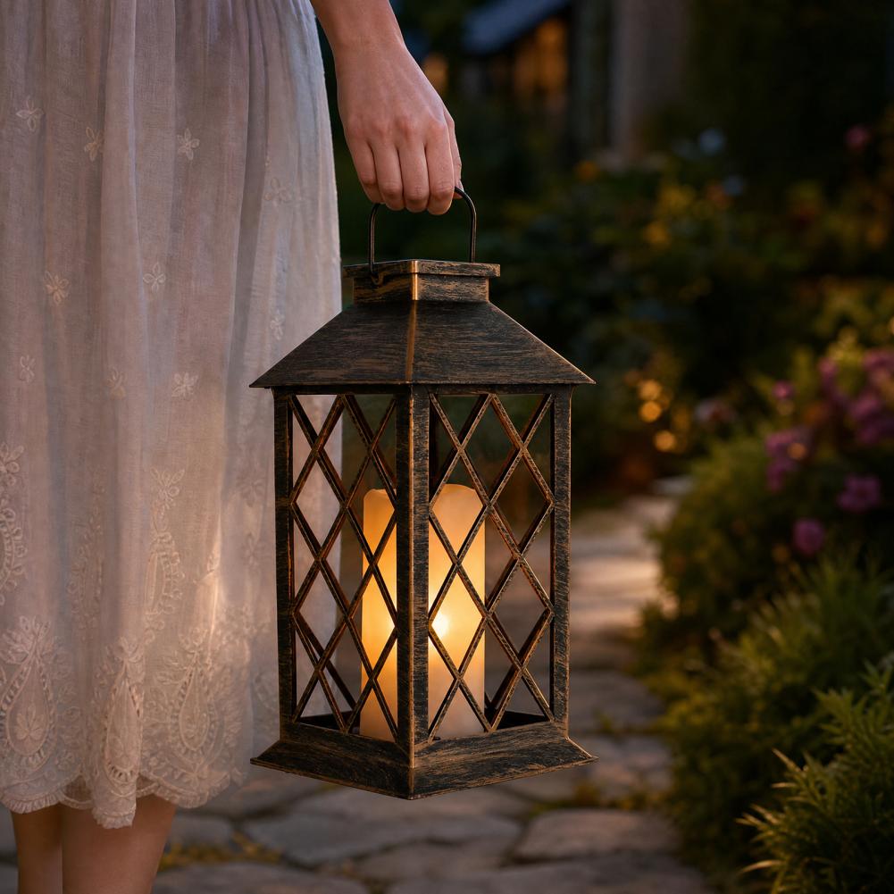 Lanterna Solar Retrô, Lanterna - Outdoor Lighting Decoration avaliação e preço