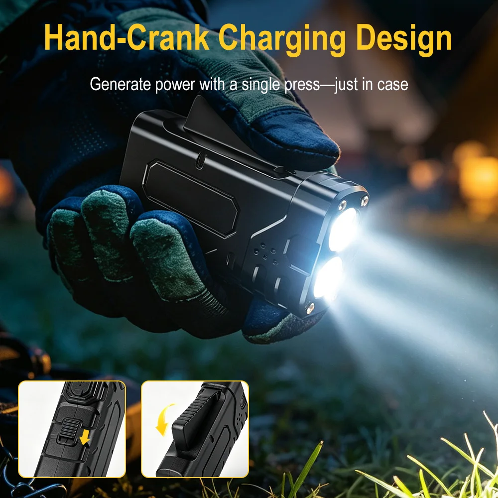 Lanterna LED EDC com Manivela  - Outdoor Lighting Diy avaliação e preço