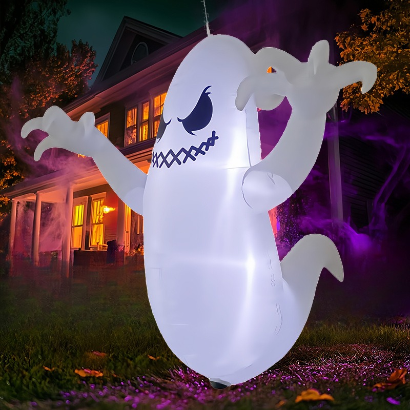 Fantasma Inflável de Halloween - Outdoor Lighting Ideas For Party avaliação e preço