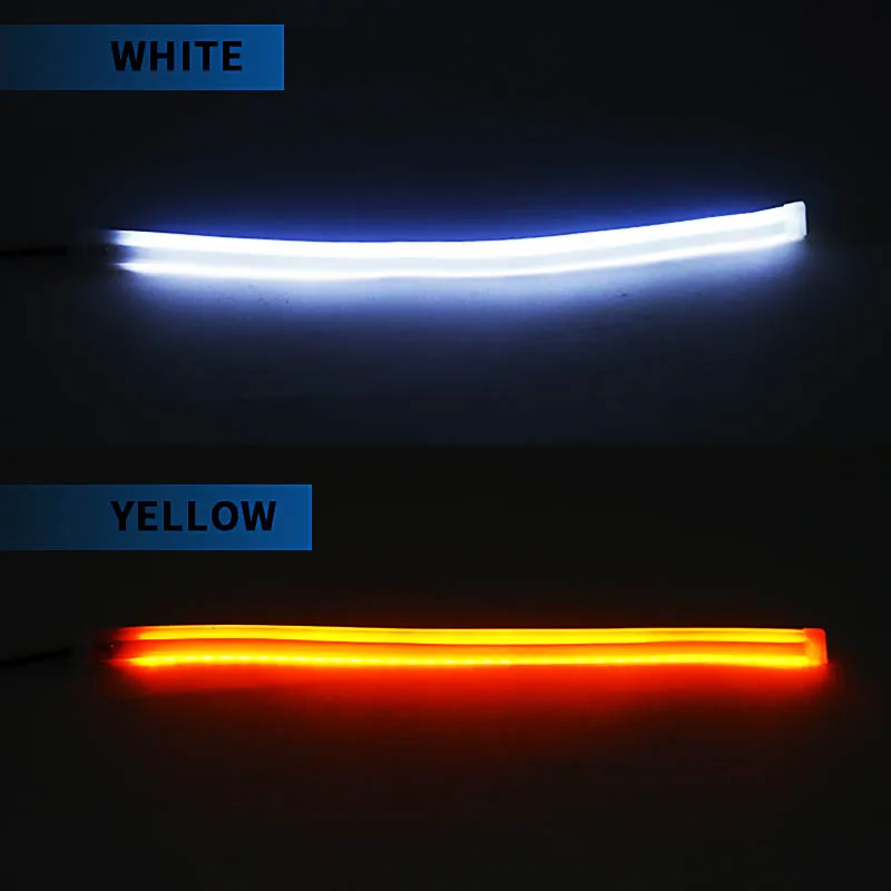 2 pçs drl carro flexível led l - Waterproof Led Strip avaliação e preço