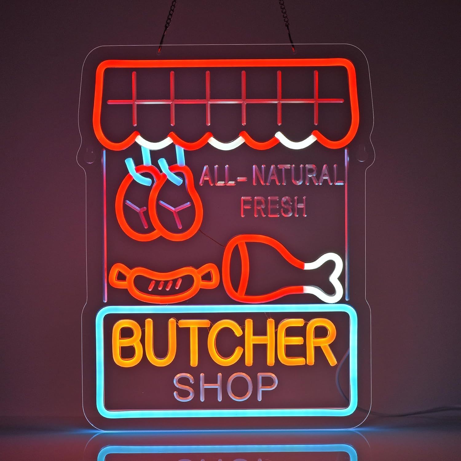 Letreiro Neon para Açougue: Ca - Outdoor Lighting For Store avaliação e preço
