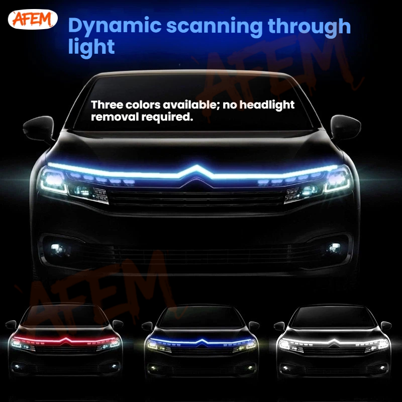 Carro piscando 1 pçs drl para  - Waterproof Led Strip avaliação e preço