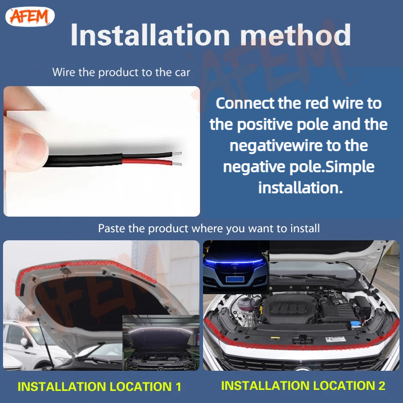 Carro piscando 1 pçs drl para  - Waterproof Led Strip avaliação e preço