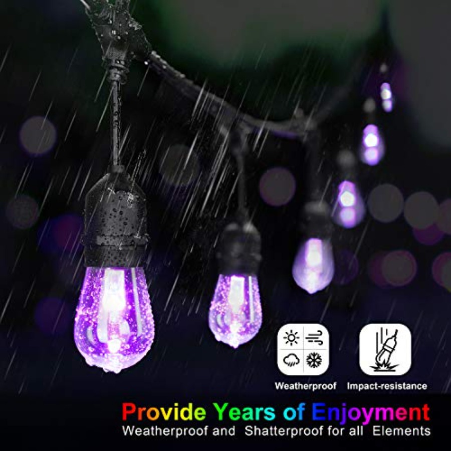 Luzes de Pátio Externas de 48  - String Light Bistro avaliação e preço