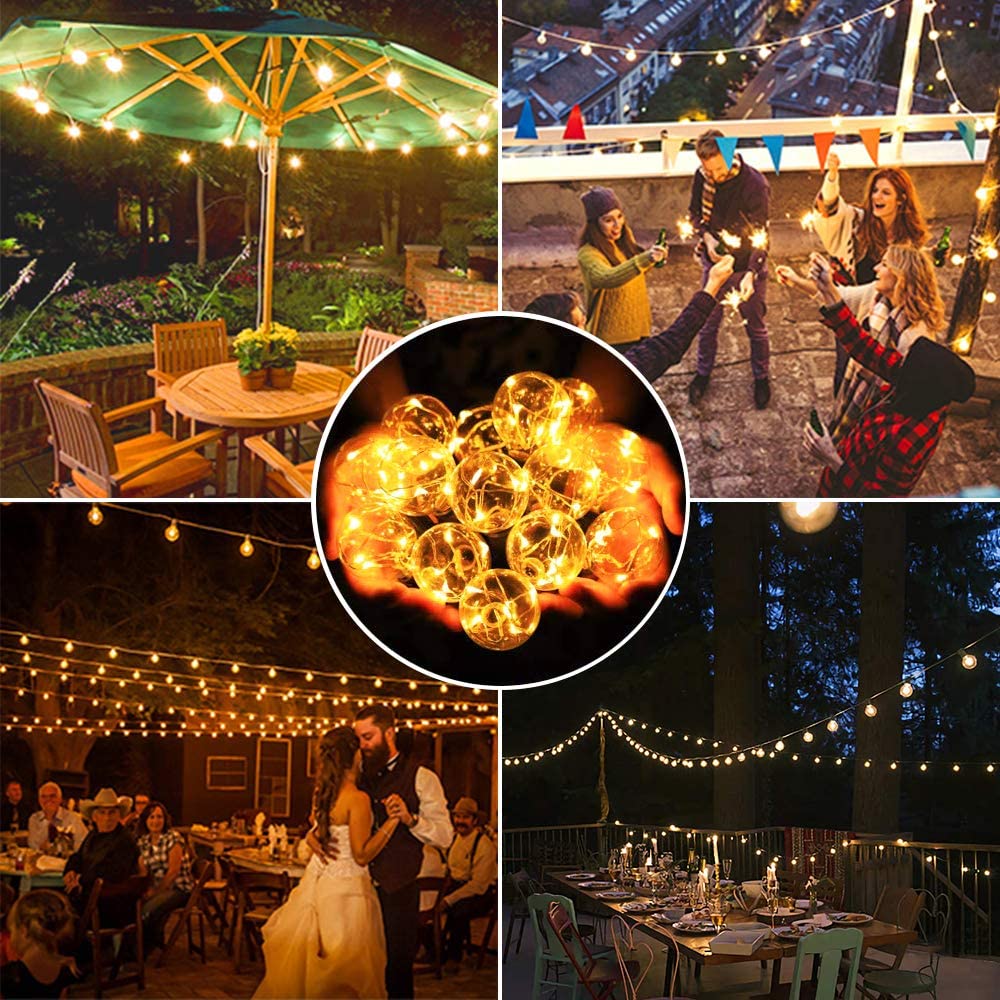 Solar Patio String Light G40,8 - String Light Bistro avaliação e preço